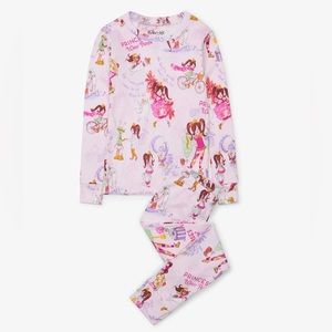 Kids Books to bed - princesses wear pants pajamas- size 7